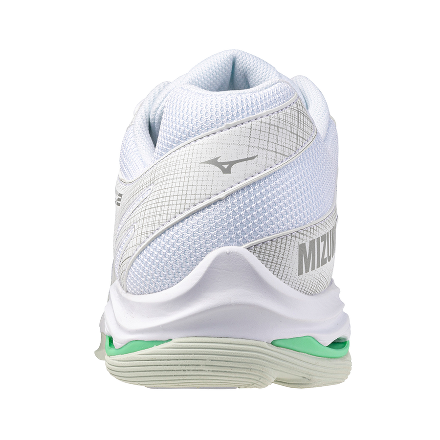 Mizuno WAVE VOLTAGE 2 White/Black/Frozen Emerald